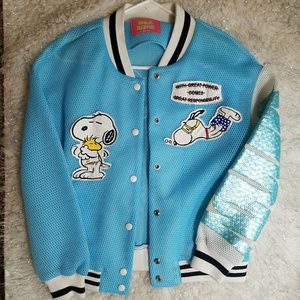 Blue snoopy jacket